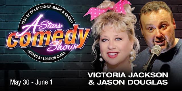 Rich Little & Victoria Jackson Headline AHERN-Live 1 Year Anniversary Celebration
